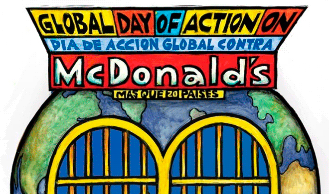 Em protesto global, organizações denunciam violações trabalhistas do McDonald´s