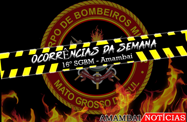 Semana dos Bombeiros teve acidentes de trânsito, queda e tentativa de suicídio Foto: Moreira Produções