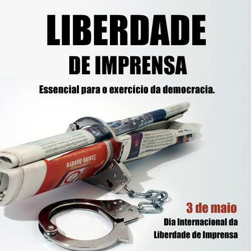 3 de Maio - Dia Internacional da Liberdade de Imprensa Foto: Divulgação