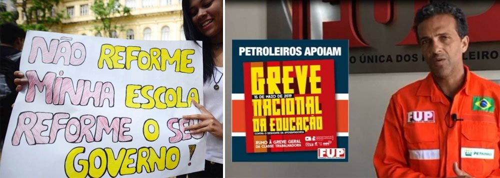 Petroleiros aderem à greve Nacional da Educação