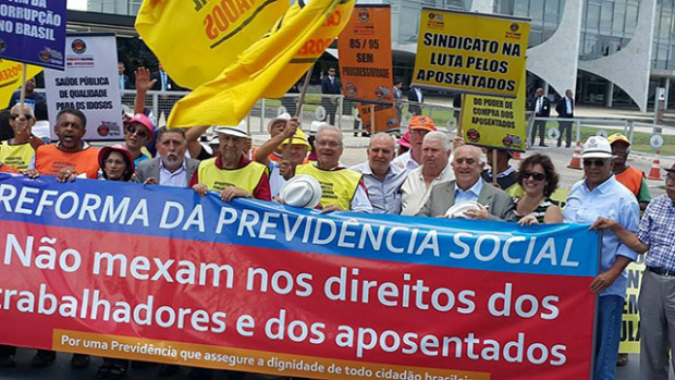 Mais de 170 entidades pedem suspensão da tramitação da reforma da Previdência Foto: Ilustrativa