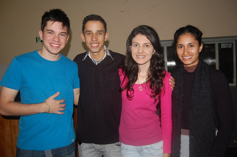 Integrantes do grupo de jovens que participaram da organização / Foto: Moreira Produções