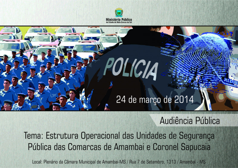 Audiência Pública vai discutir medidas para combater criminalidade na fronteira