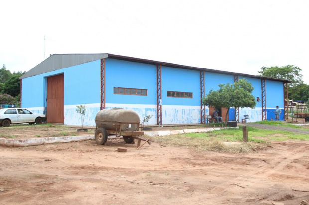 Prédio está sendo reformado dentro do Parque de Obras do município / Foto: Assessoria