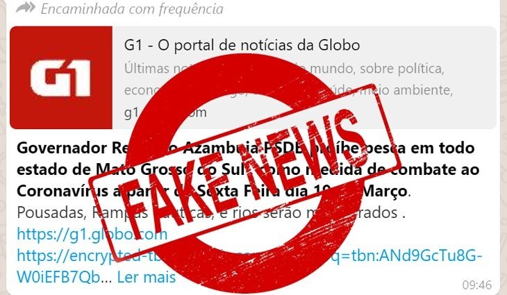 Governo de MS desmente boatos de proibição da pesca Arte: Divulgação