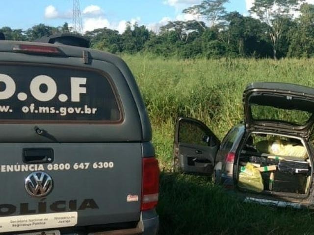 Polícia apreende veículos com mais de 600 quilos de maconha em Caarapó