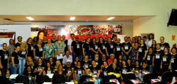 Fim do primeiro dia de trabalho com todos os participantes reunidos / Foto: Divulgação