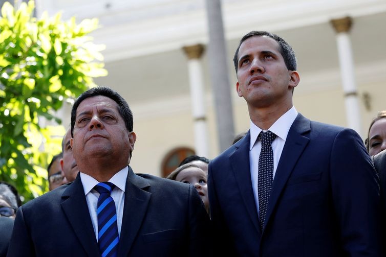 Edgar Zambrano e Juan Guaidó - Reuters/Direitos Reservados