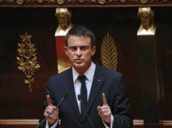 Primeiro-ministro francês, Manuel Valls. Reuters/Jacky Naegelen