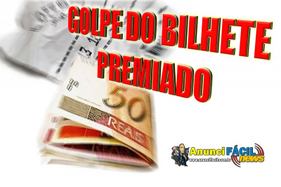 Mulher perde R$ 12 mil em golpe do bilhete premiado