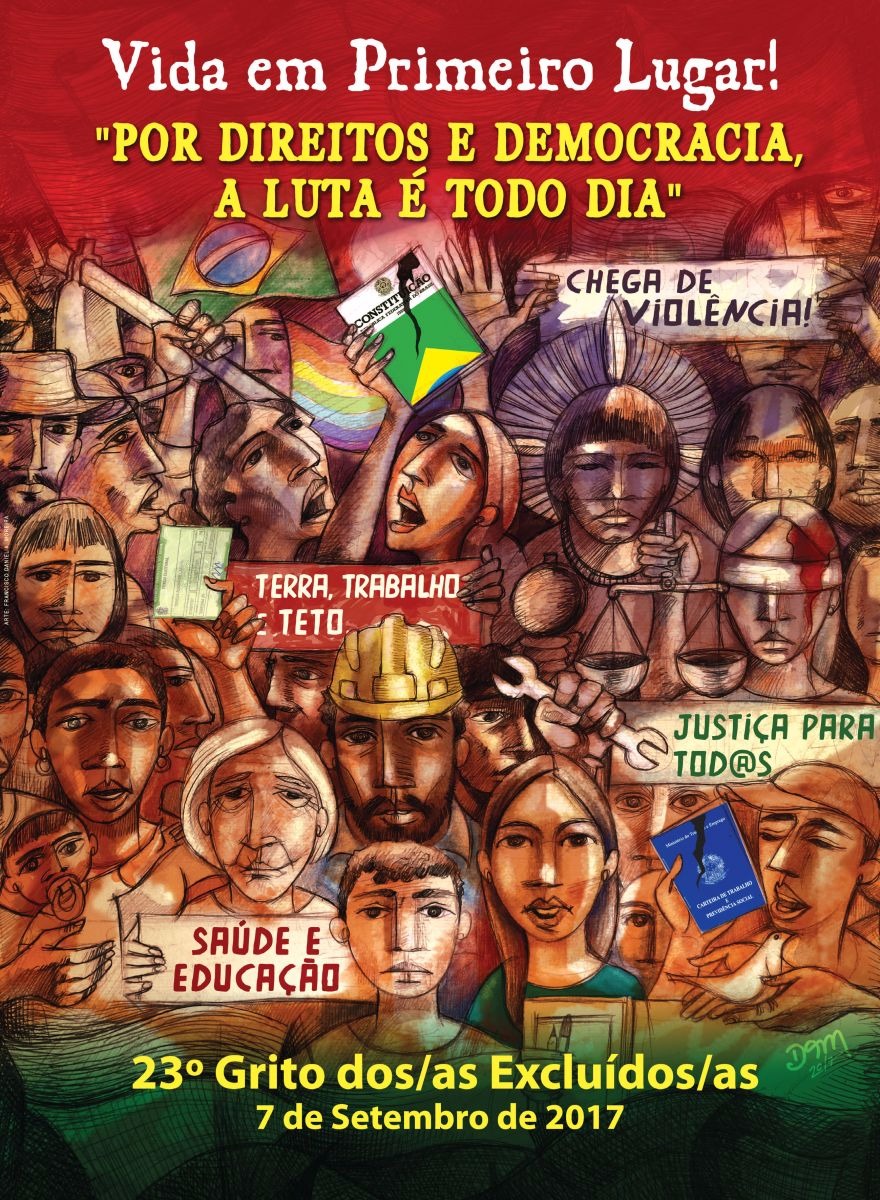 Fetems convida a população para participar do Grito dos Excluídos Fetems convida a população para participar do Grito dos Excluídos