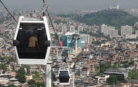 Dilma inaugura teleférico no Complexo do Alemão, no Rio Dilma inaugura teleférico no Complexo do Alemão, no Rio
