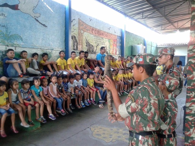 Projeto Florestinha tem educação lúdica com as crianças como norteador das ações para a prevenção e preservação do meio ambiente .