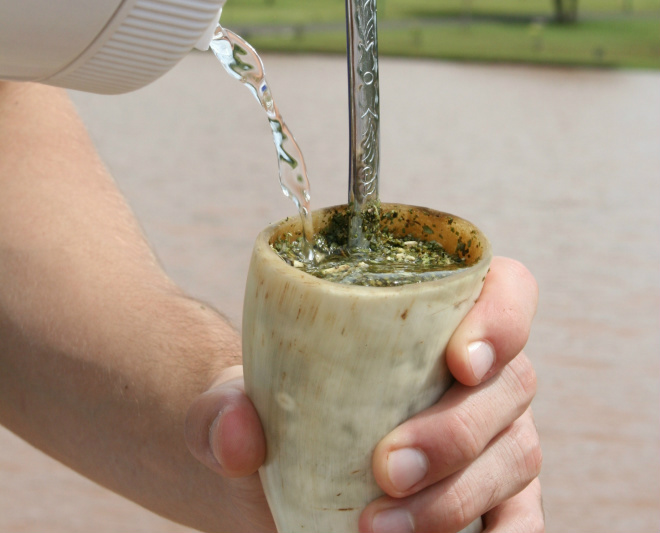 O tereré é um dos artifícios mais usado pela população para amenizar o calor.