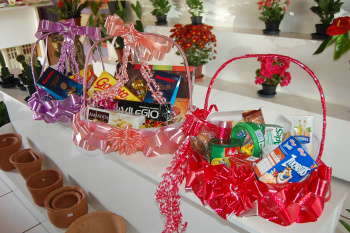 Floricultura e Decorações Floratta oferece Cestas de Natal Cesta de Natal pode ser adquirida na FlorattaFotos: Moreira Produções