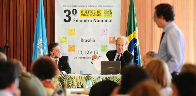 Governo destaca Objetivos do Milênio como políticas sociais Marcelo Neri apresenta os resultados da pesquisa de percepções sociais realizada pelo Ipea