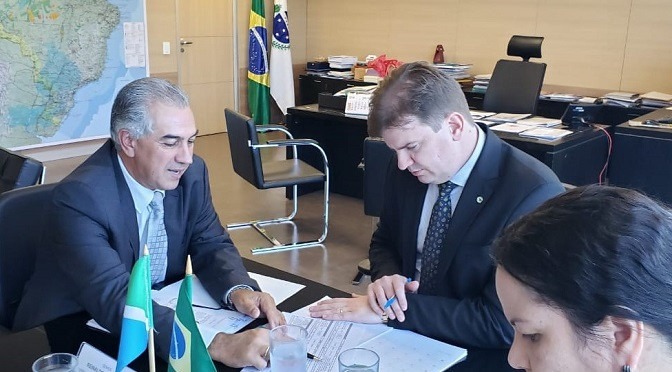 Reinaldo Azambuja cobrou agilidade do Ministério do Desenvolvimento Regional  em relação aos recursos. (Foto: Assessoria)