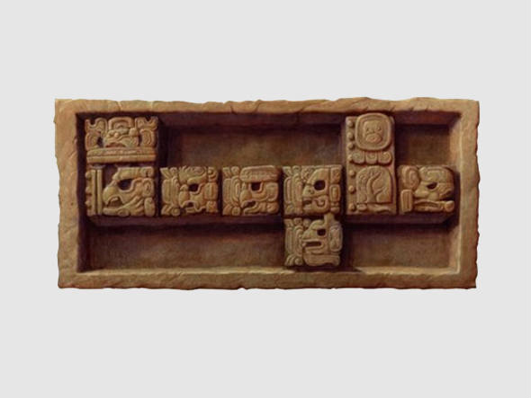 Doodle que celebra o fim do calendário Maia: imagem traz a palavra Google esculpida com os traços da antiga civilização