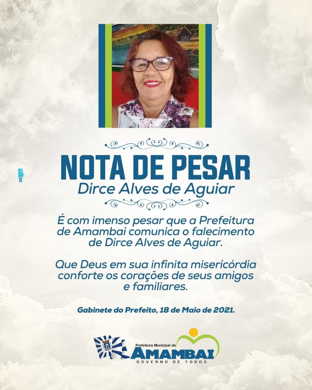 Nota emitida pela Prefeitura de Amambai