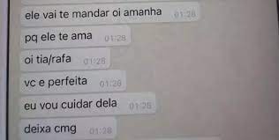 “Vou cuidar dela” foi a última mensagem à sogra antes de Rafael matar Mariana Print das mensagens enviadas para o celular da mãe de Mariana. (Foto: Direto das Ruas)