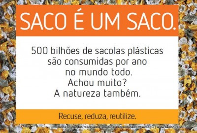 Dia do Consumidor Consciente destaca redução do consumo de sacolas plásticas Dia do Consumidor Consciente destaca redução do consumo de sacolas plásticas