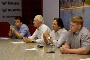 Lideranças do MS e de PR se reúnem para falar sobre logística rodoviária Foto: Divulgação