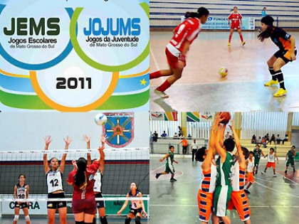 Três cidades de MS recebem as disputas dos Jogos Estaduais e da Juventude