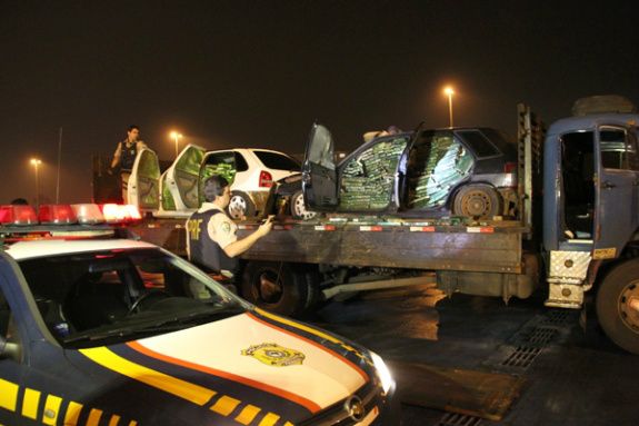 Foto: Divulgação PRFMotorista tentou desviar a atenção dos agentes da PRF