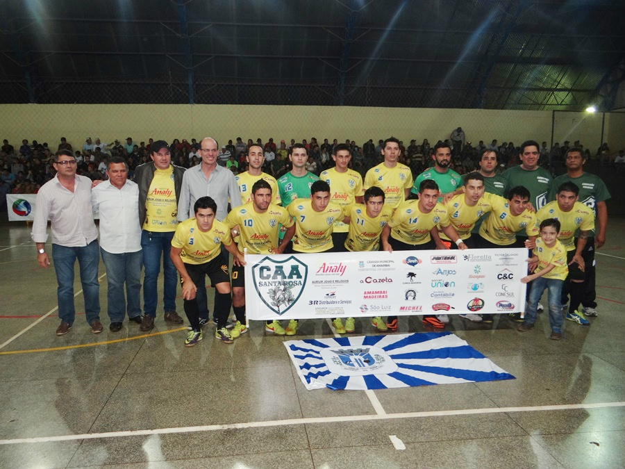 A equipe CAA/Santa Rosa teve grande apoio da torcida / Foto: Moreira Produções