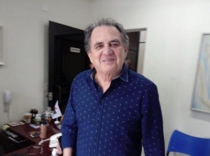 Ex-senador Waldemir Moka, vice-presidente do MDB após reunião no MDB. (Foto: Leonardo Rocha)