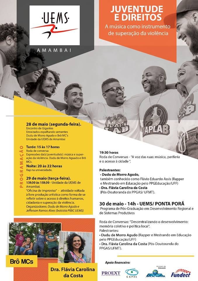 Unidade da UEMS em Amambai realiza ação cultural nos dias 28 e 29 de maio