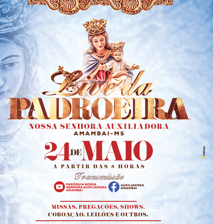 De forma diferente e à distância, Festa da Padroeira vai acontecer em Amambai Foto: Divulgação