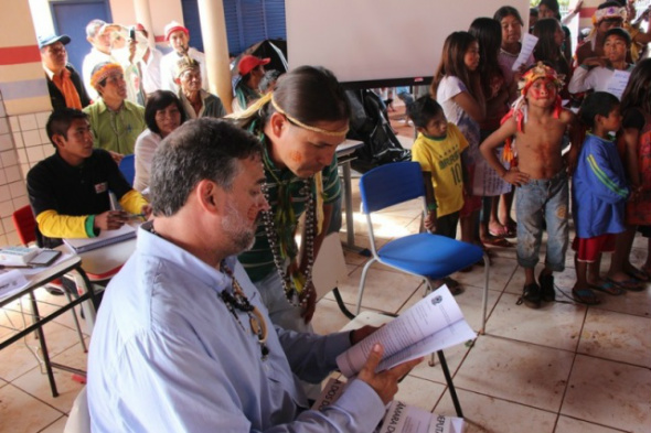 Deputado defende demarcação e diz que há “interessados no conflito” Pimenta afirma que área reivindicada pelos índios é de menos de 2% do território de MS e critica setores contrários à demarcação Foto: Fabrício Carbonel