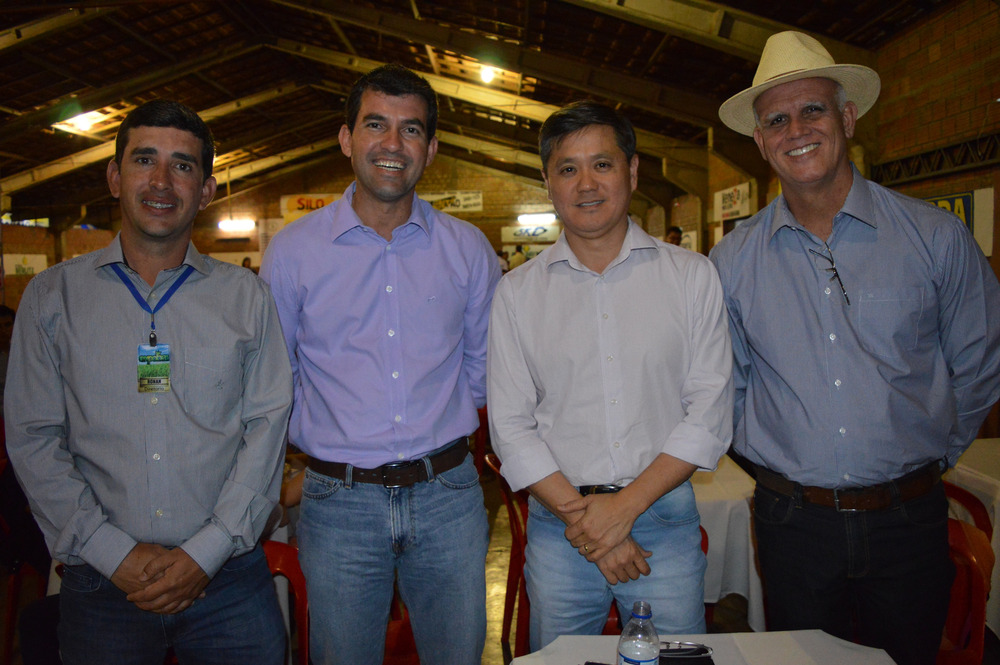 E/D: Ronan Silva, Christiano Bortolotto, Maurício Saito e Sebastião Silva / Foto: Moreira Produções