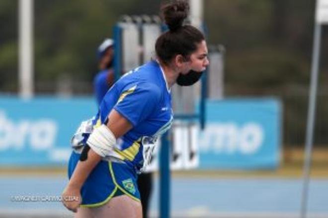 Atletas de MS são ouro em Campeonato Brasileiro de Atletismo Bruna Vieira, foi ouro ao lançar o dardo, em sua última tentativa, a 48,57 metros na tarde deste domingo (23), faturando o ouro