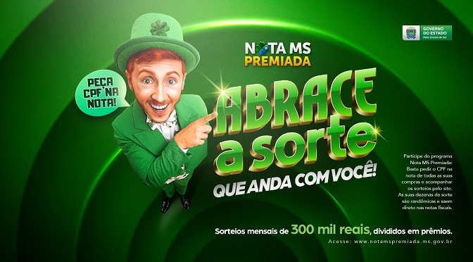 Mais de 200 ganhadores do Nota MS Premiada ainda não resgataram o prêmio Mais de 200 ganhadores do Nota MS Premiada ainda não resgataram o prêmio
