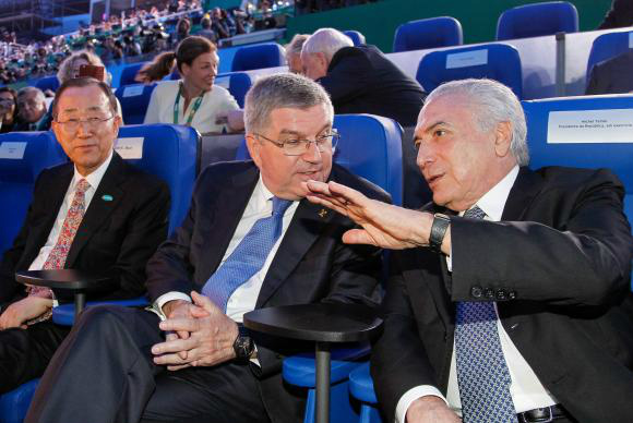Sob vaias e aplausos, Temer declara Jogos Rio 2016 abertos no Maracanã Divulgação