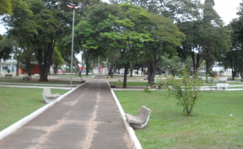 Praça Coronel Valêncio de Brum recebe verbas para recuperação Praça Cel. Valêncio dew Brum.