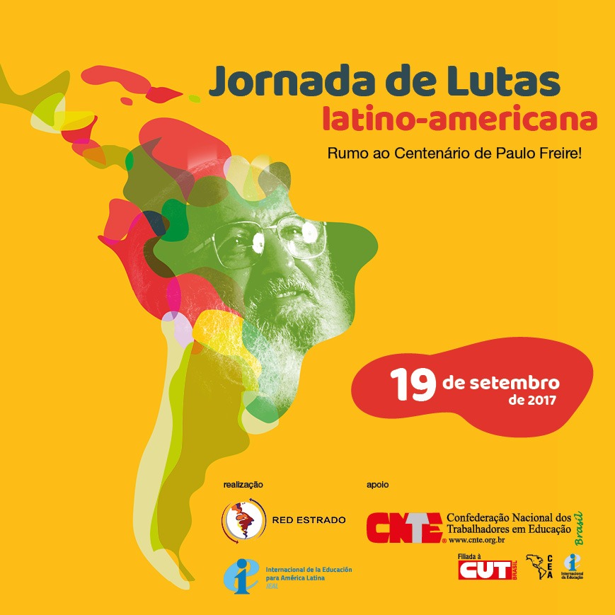CNTE inclui Jornada Latino Americana de Luta em seu calendário de mobilizações CNTE inclui Jornada Latino Americana de Luta em seu calendário de mobilizações