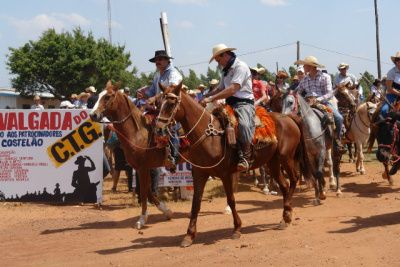 1ª Cavalgada Campeira do CTG, realizada em 2013Foto: Moreira Produções