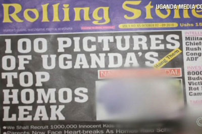Jornal de Uganda publica lista de "homossexuais" e pede que eles sejam "enforcados" Capa pede enforcamento de homossexuais