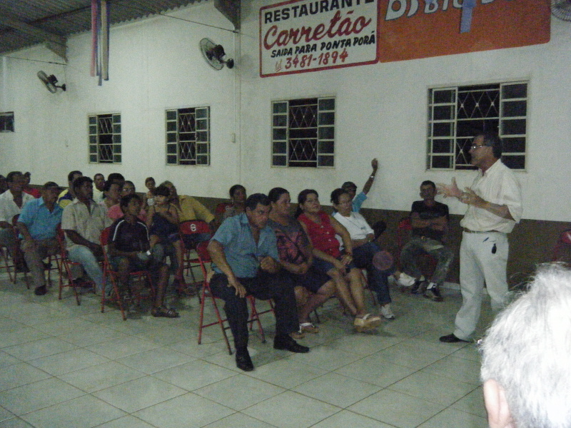 Prego participa de posse da diretoria da Vila Cristina em Amambai Prego participa de posse da diretoria da Vila Cristina em Amambai