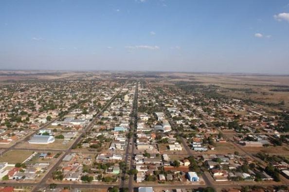 Vista aérea da cidade de Amambai / Foto: Divulgação
