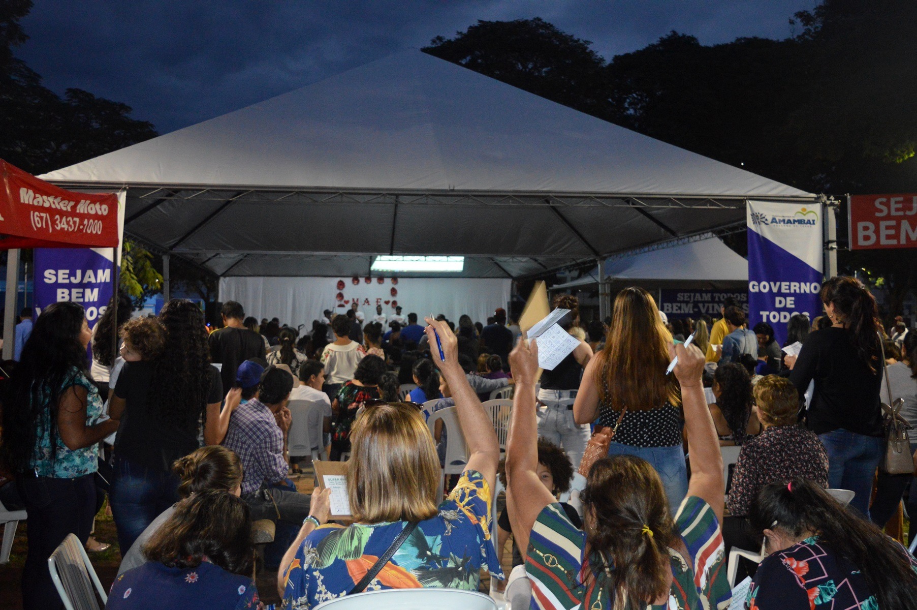 Quase 3 mil cartelas foram distribuídas / Foto: Moreira Produções