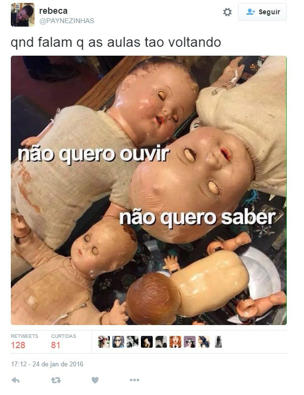 12 reações dos estudantes na volta às aulas