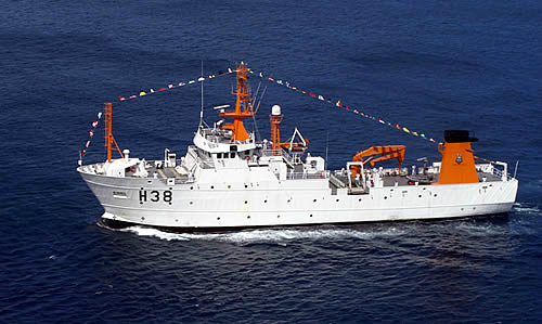 Brasil recebe navio de pesquisas hidroceanográficas Brasil recebe navio de pesquisas hidroceanográficas