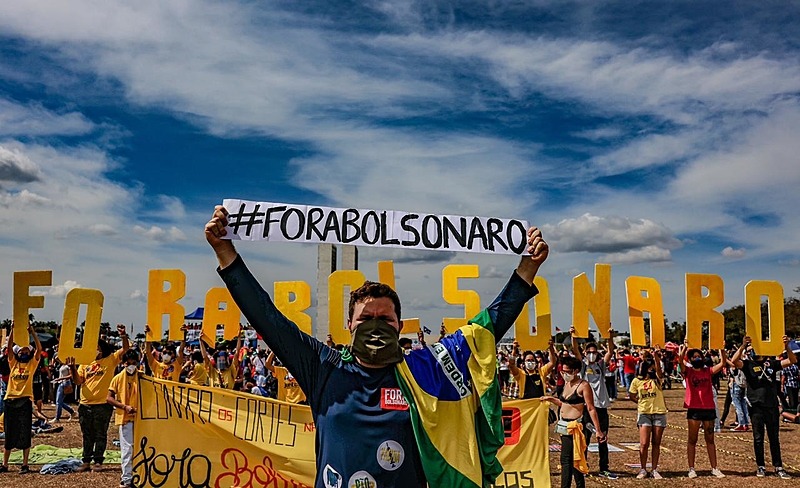 Veja como foram os atos pelo "Fora Bolsonaro" e por vacina no Brasil Mesmo com gravidade da pandemia, manifestantes ocupam as ruas pelo país - Ricardo Stuckert