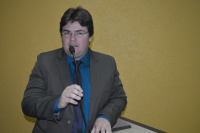 Área de esporte do Conjunto Caiuás poderá receber investimentos Autor da reivindicação, vereador Maikel Ruiz / Foto: Moreira Produções