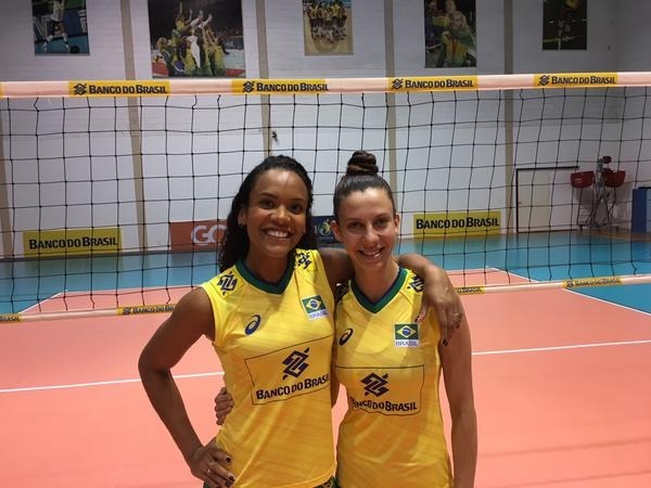 Amanda e Macris já defenderam equipes de Brasília 