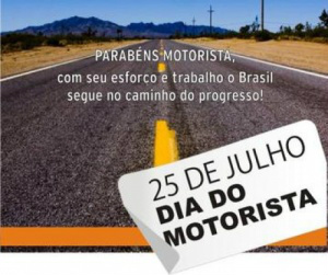 25 de julho - Dia do Motorista 25 de julho - Dia do Motorista
